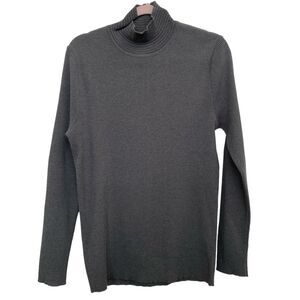 VERSACE CLASSIC - Men's Gray Ribbed Long Sleeve Vintage Sweater Size XXL